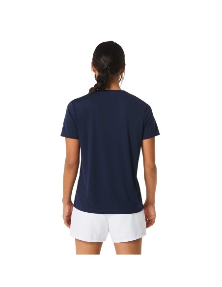 Camiseta Asics Women Court Graphic Tee 2042a259-100 Mujer | Ofertas de pádel